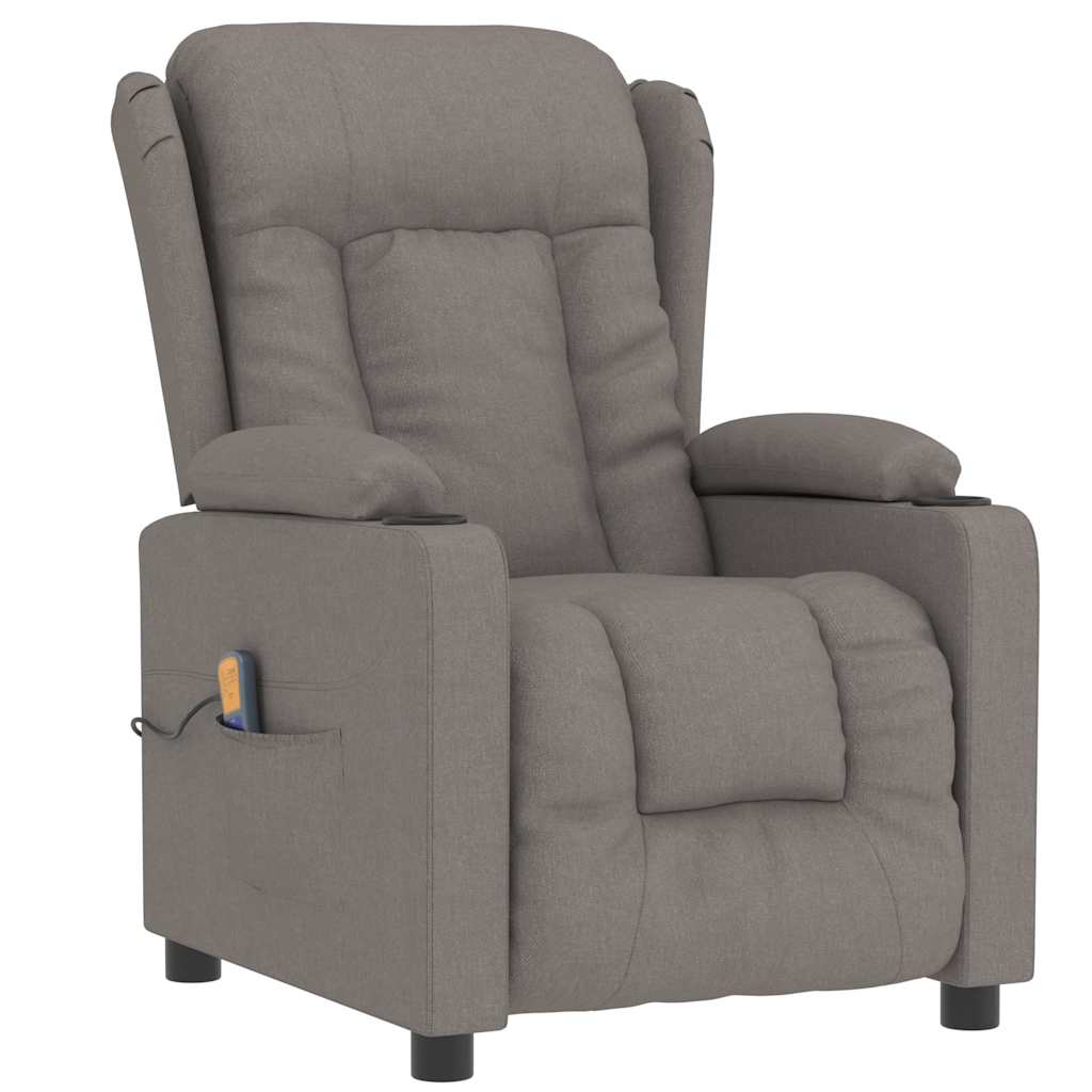 Fauteuil de massage Taupe Tissu - XIOS