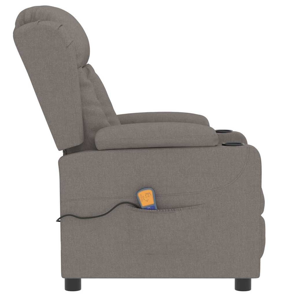 Fauteuil de massage Taupe Tissu - XIOS