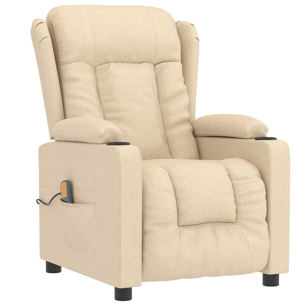 Fauteuil de massage Crème Tissu - XIOS