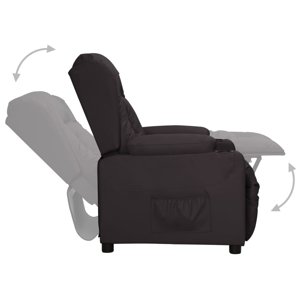 Fauteuil inclinable Noir Similicuir - XIOS