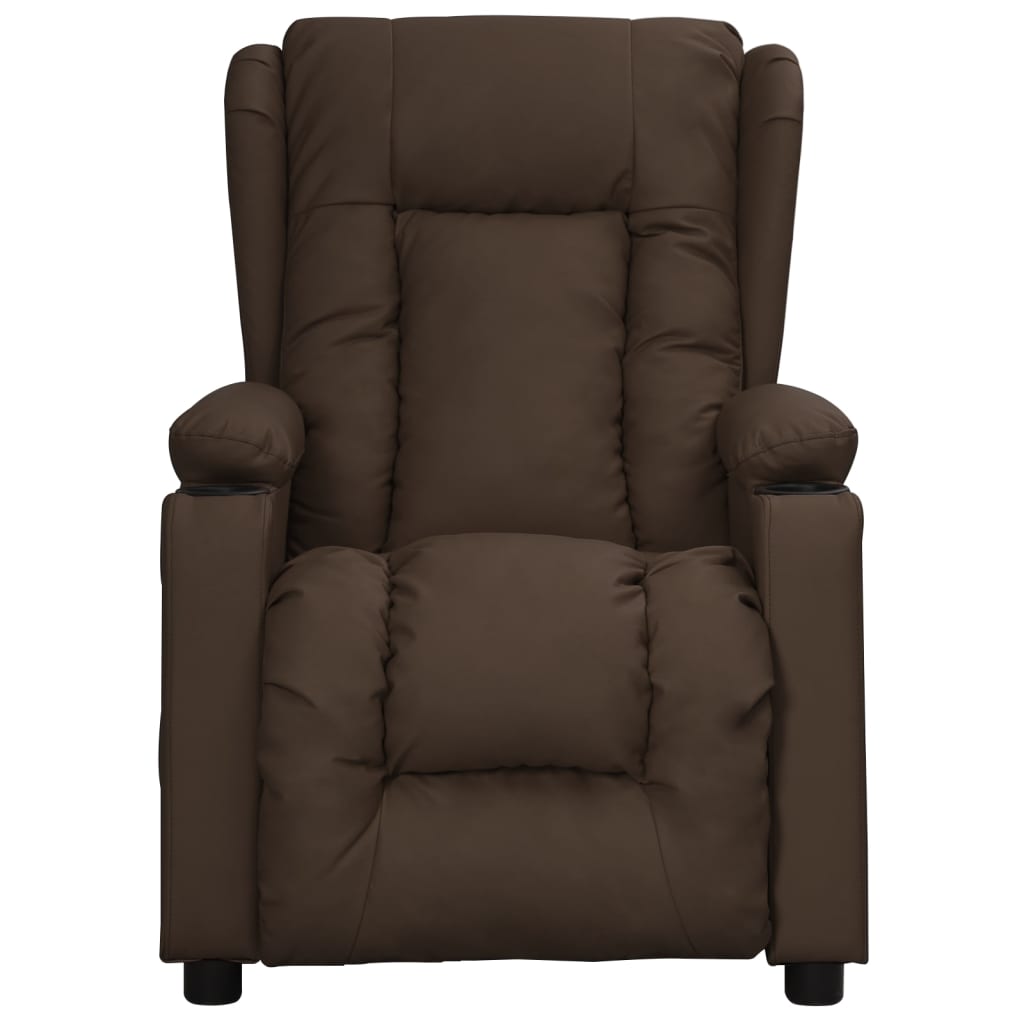 Fauteuil inclinable Marron Similicuir - XIOS