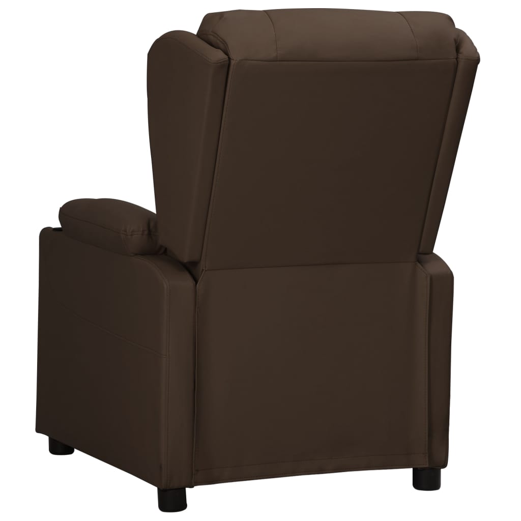 Fauteuil inclinable Marron Similicuir - XIOS