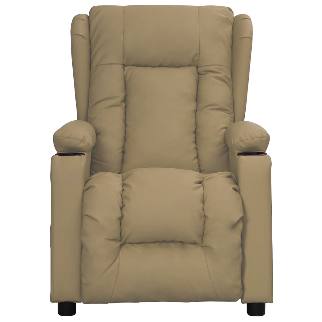 Fauteuil inclinable Cappuccino Similicuir - XIOS