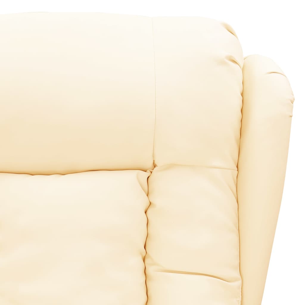 Fauteuil inclinable Crème Similicuir - XIOS