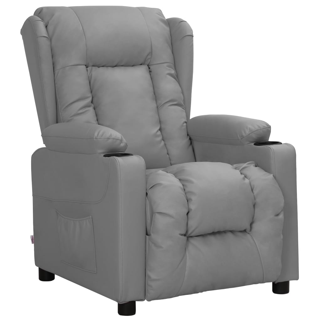 Fauteuil inclinable Gris Similicuir - XIOS