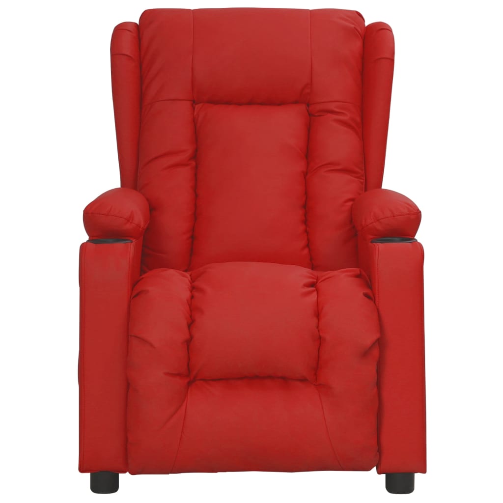 Fauteuil inclinable Rouge bordeaux Similicuir - XIOS