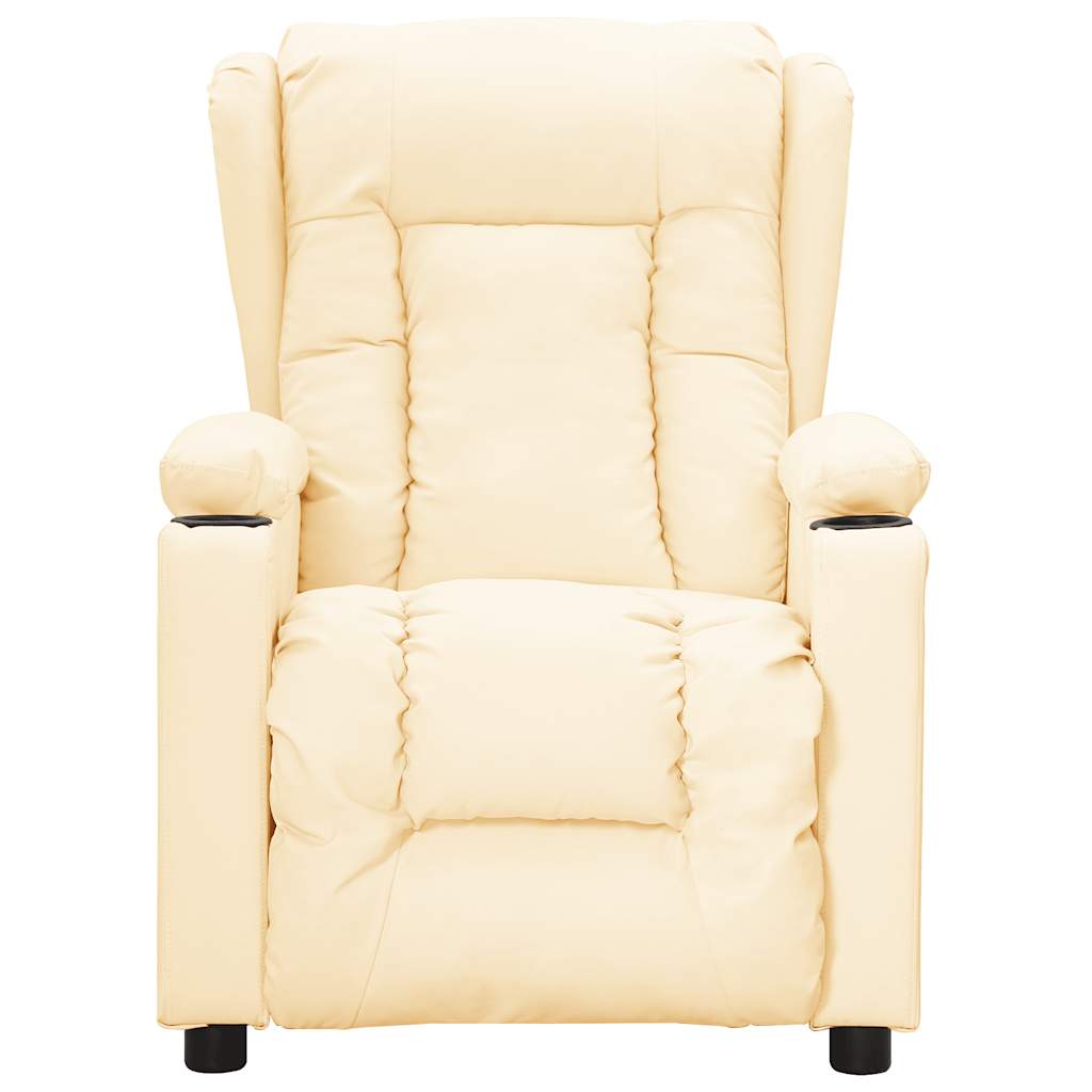 Fauteuil de massage Crème Similicuir - XIOS