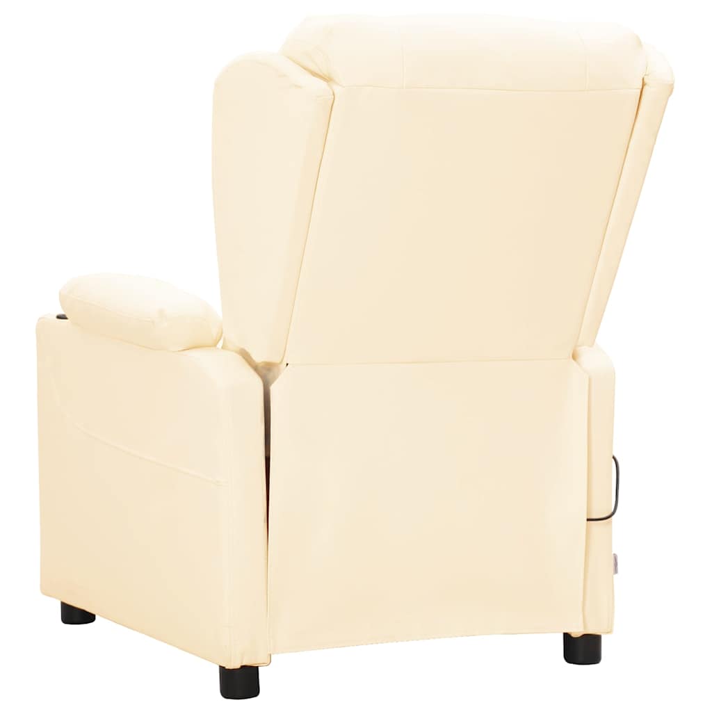 Fauteuil de massage Crème Similicuir - XIOS