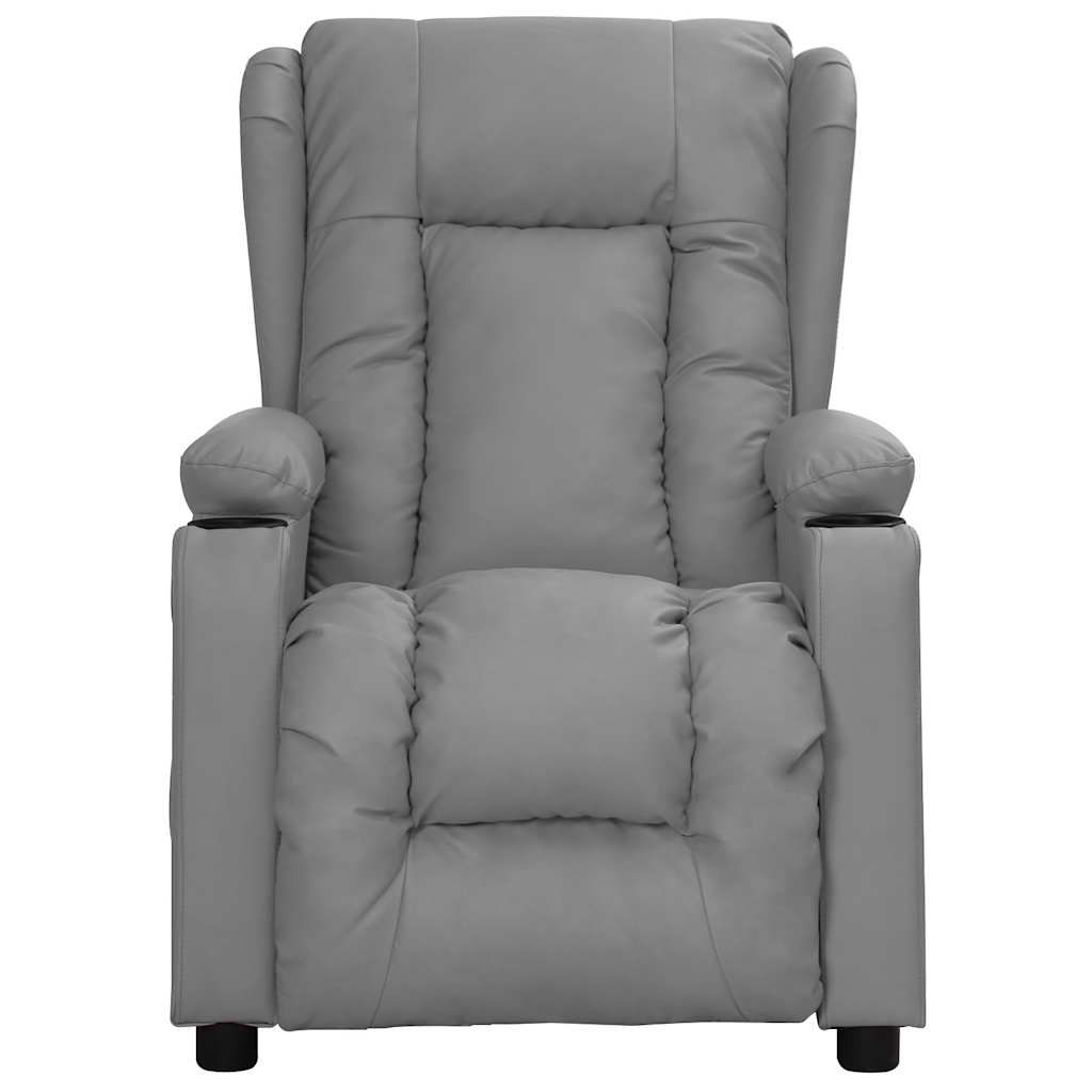Fauteuil de massage Gris Similicuir