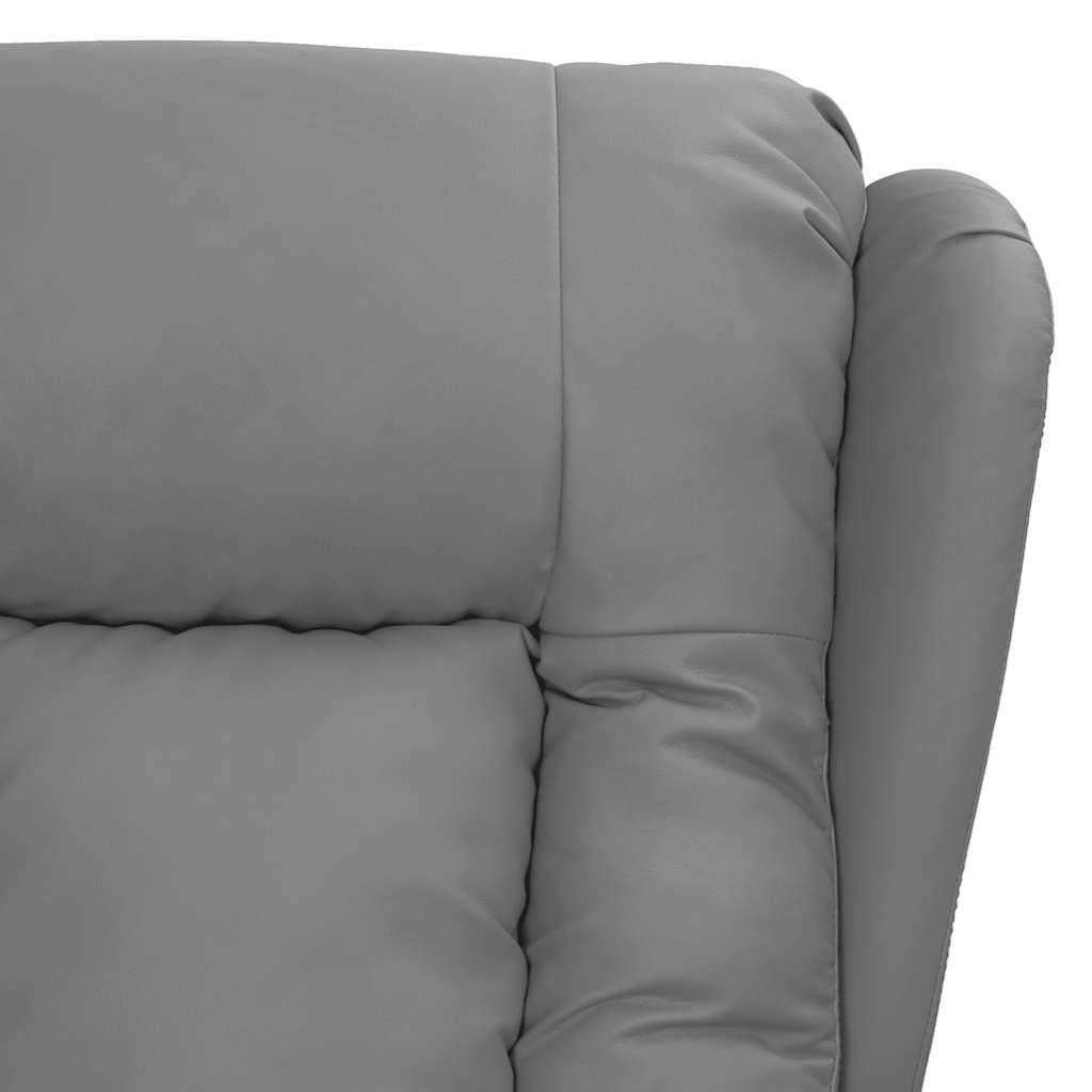 Fauteuil de massage Gris Similicuir