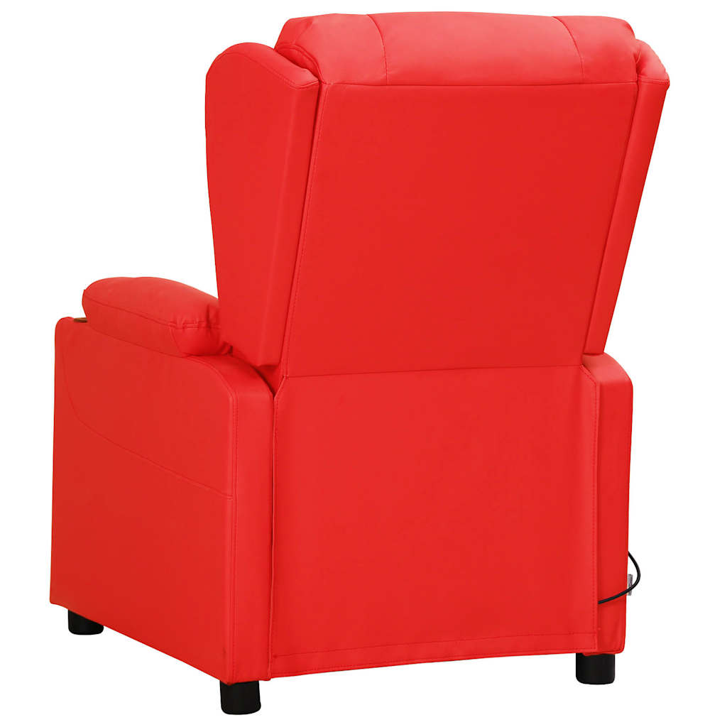 Fauteuil de massage Rouge Similicuir