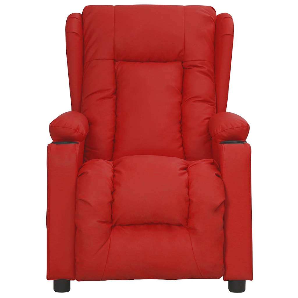 Fauteuil de massage Rouge bordeaux Similicuir - XIOS
