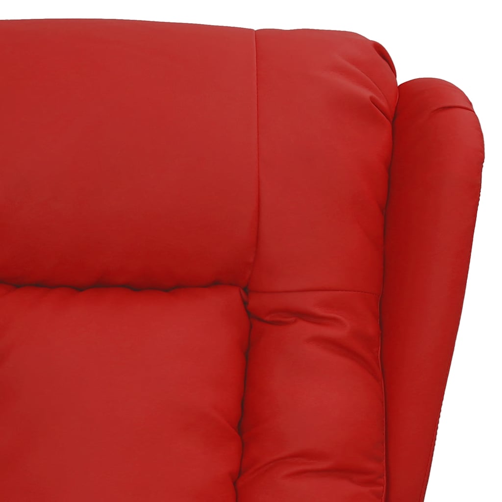 Fauteuil de massage Rouge bordeaux Similicuir - XIOS