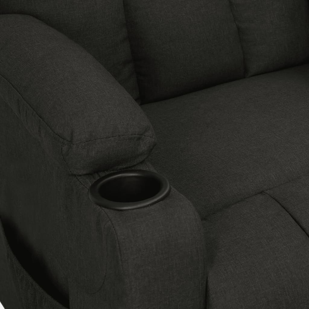 Fauteuil inclinable Noir Tissu - XIOS