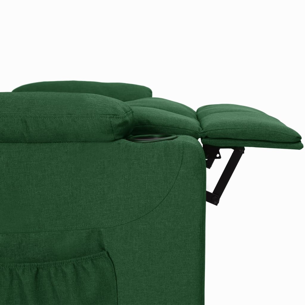 Fauteuil inclinable Vert foncé Tissu - XIOS