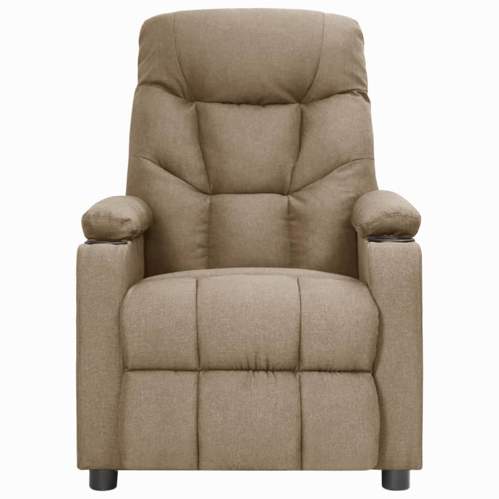 Fauteuil inclinable Taupe Tissu - XIOS