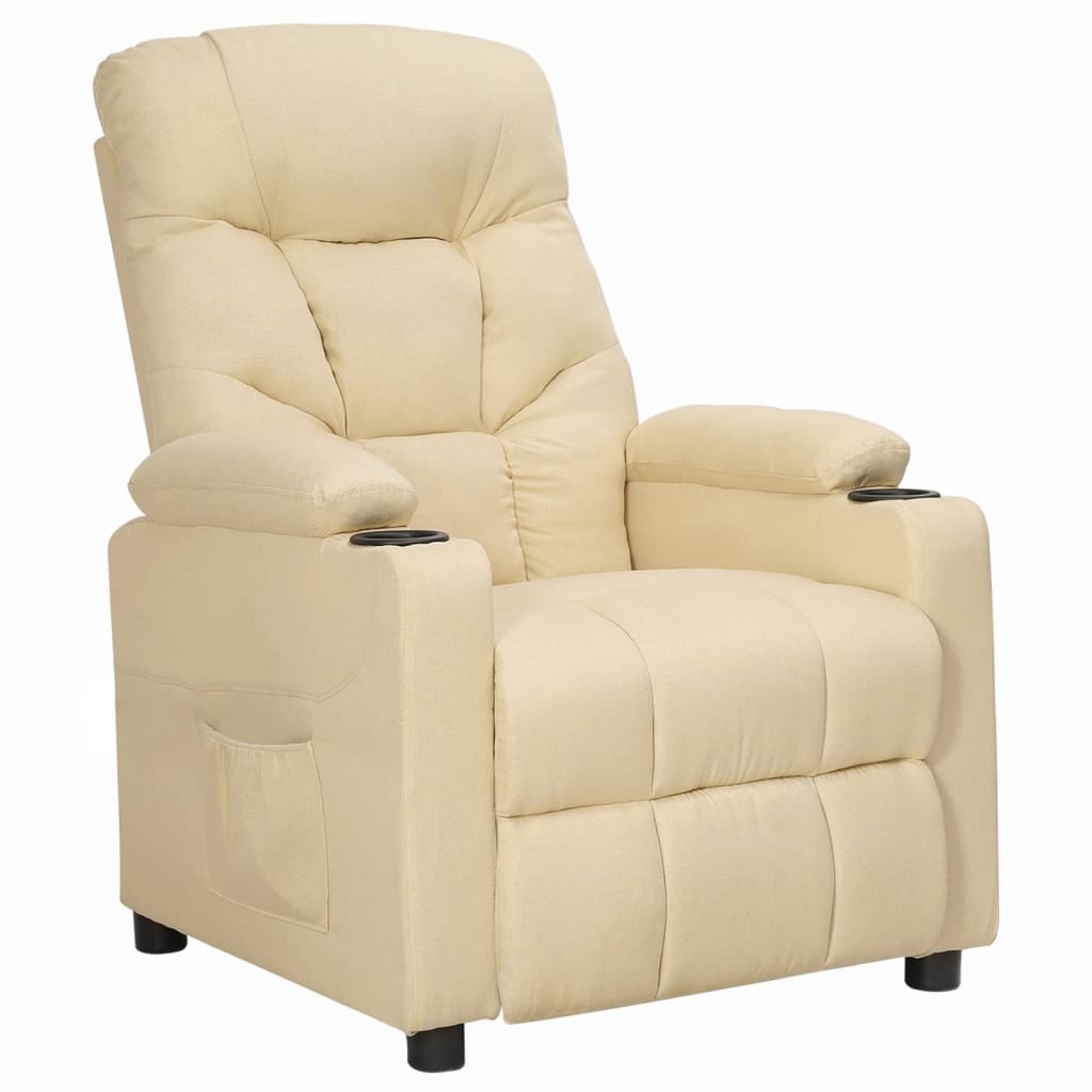 Fauteuil inclinable Crème Tissu - XIOS