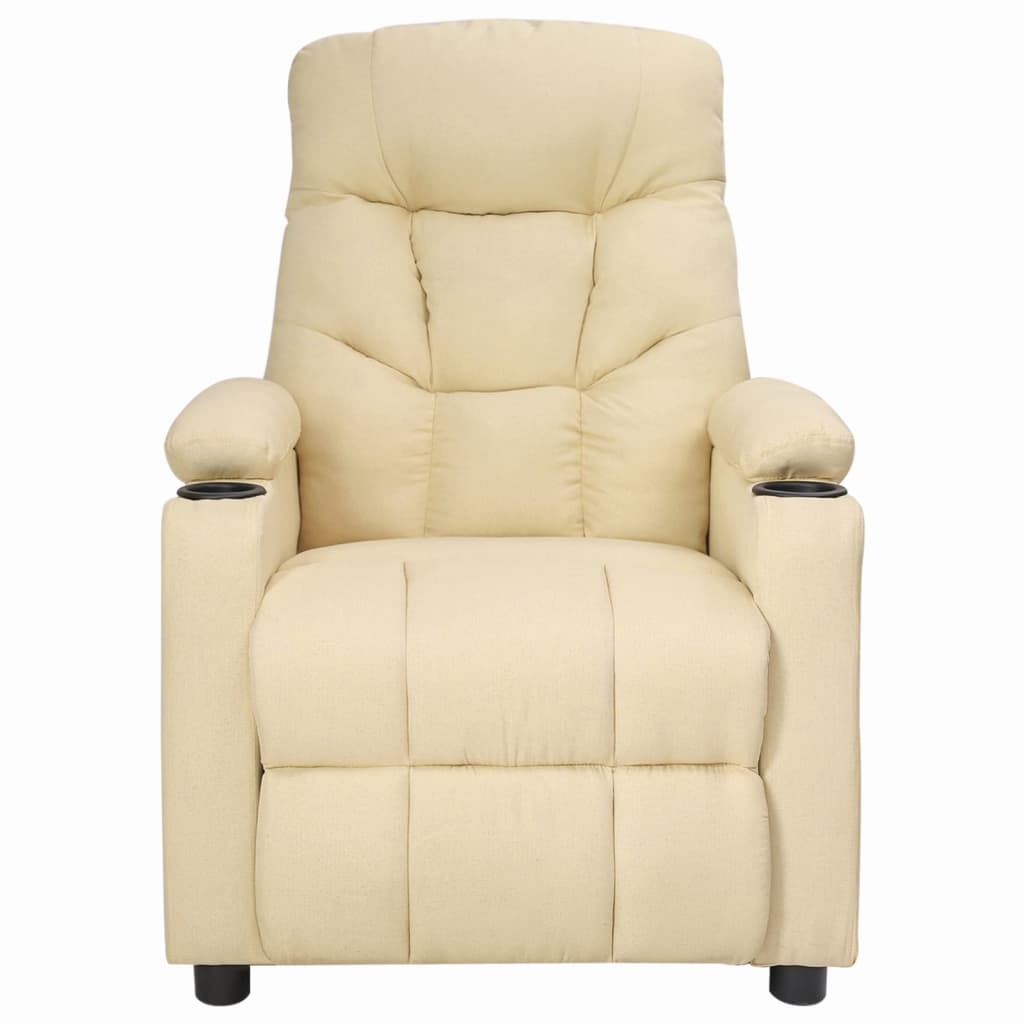 Fauteuil inclinable Crème Tissu - XIOS