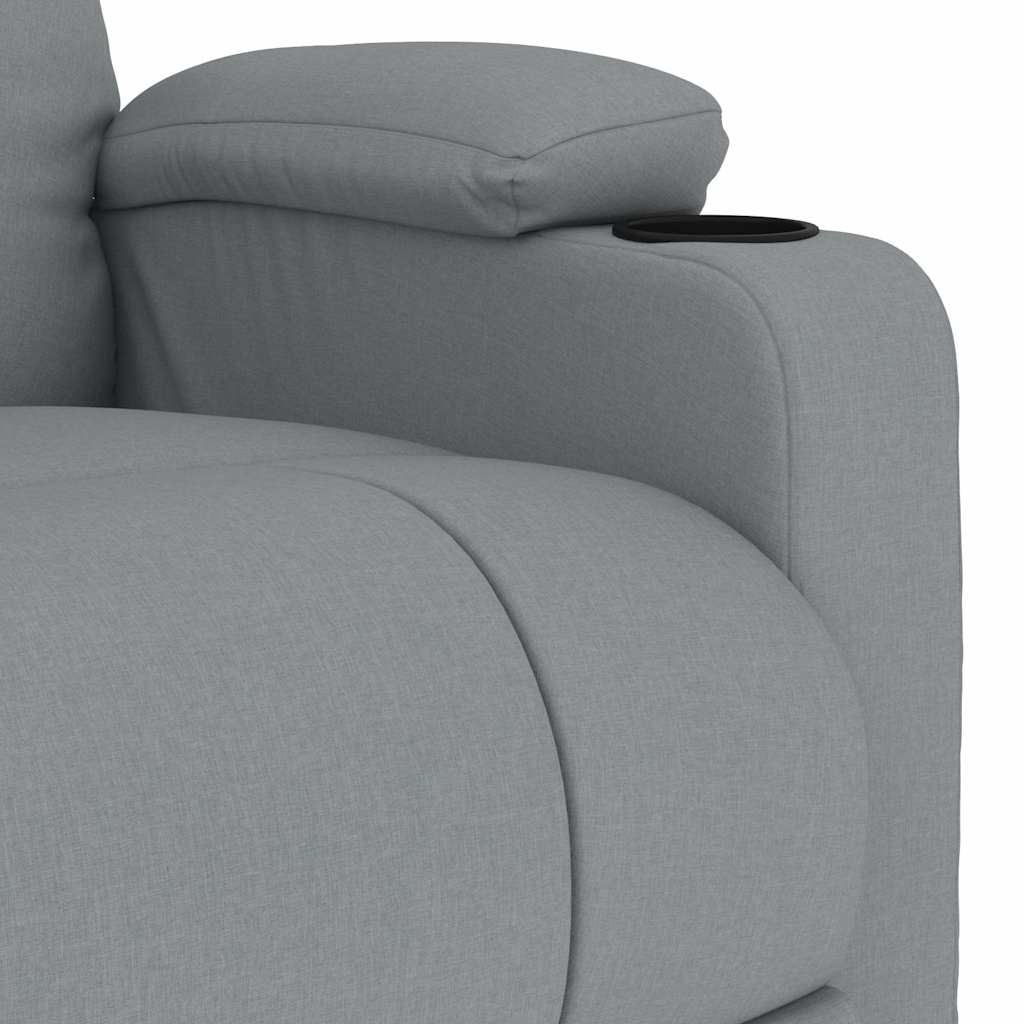 Fauteuil de massage Gris clair Tissu - XIOS