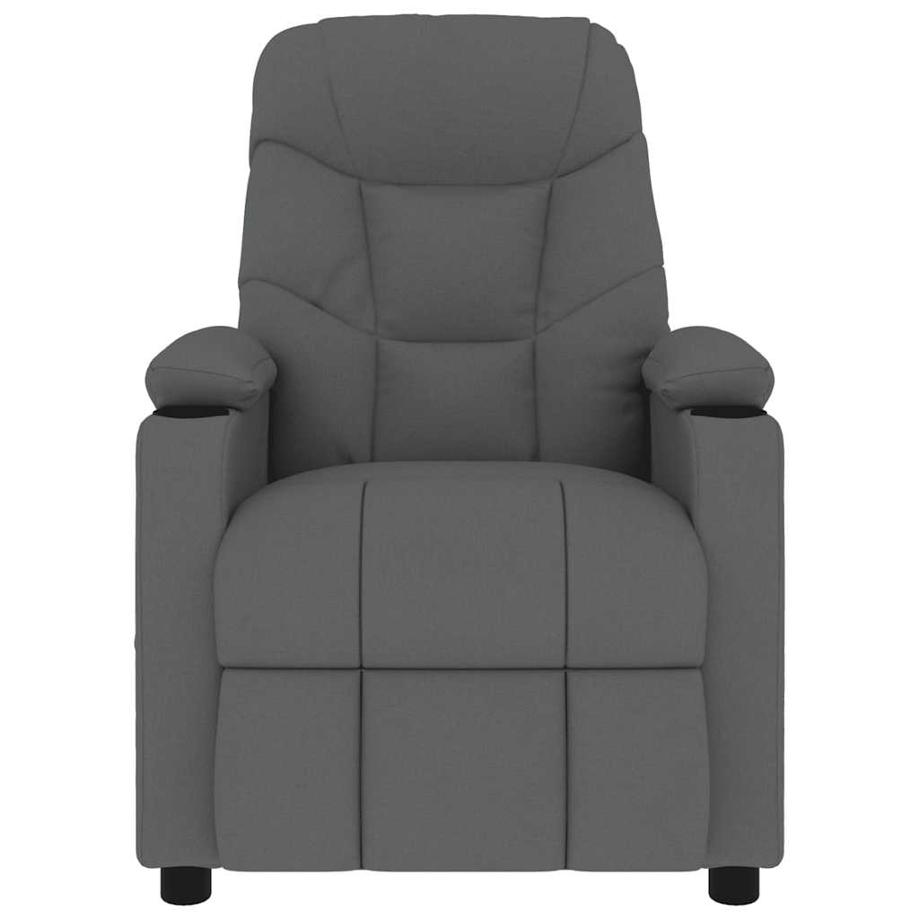 Fauteuil de massage Gris foncé Tissu - XIOS