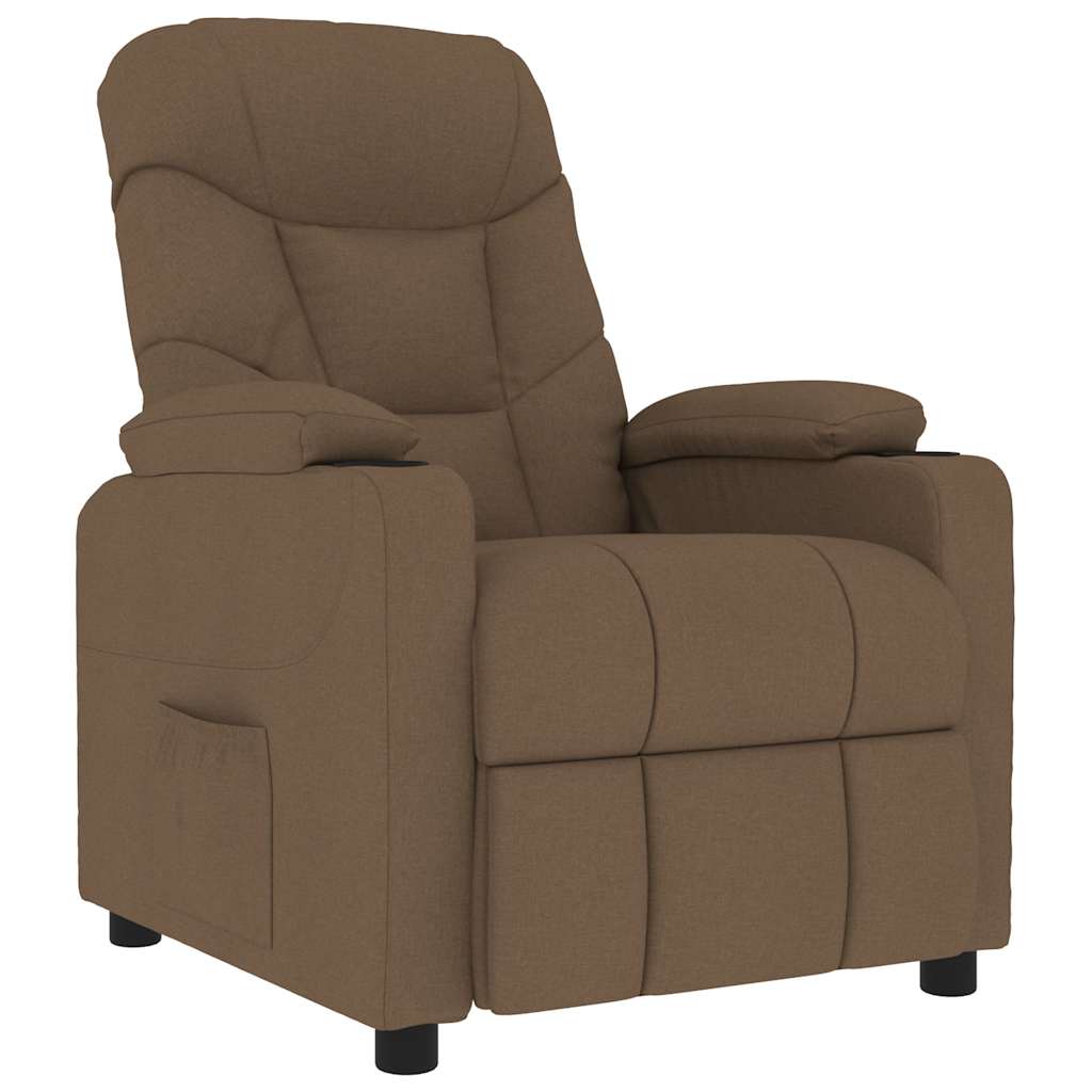 Fauteuil de massage Marron Tissu