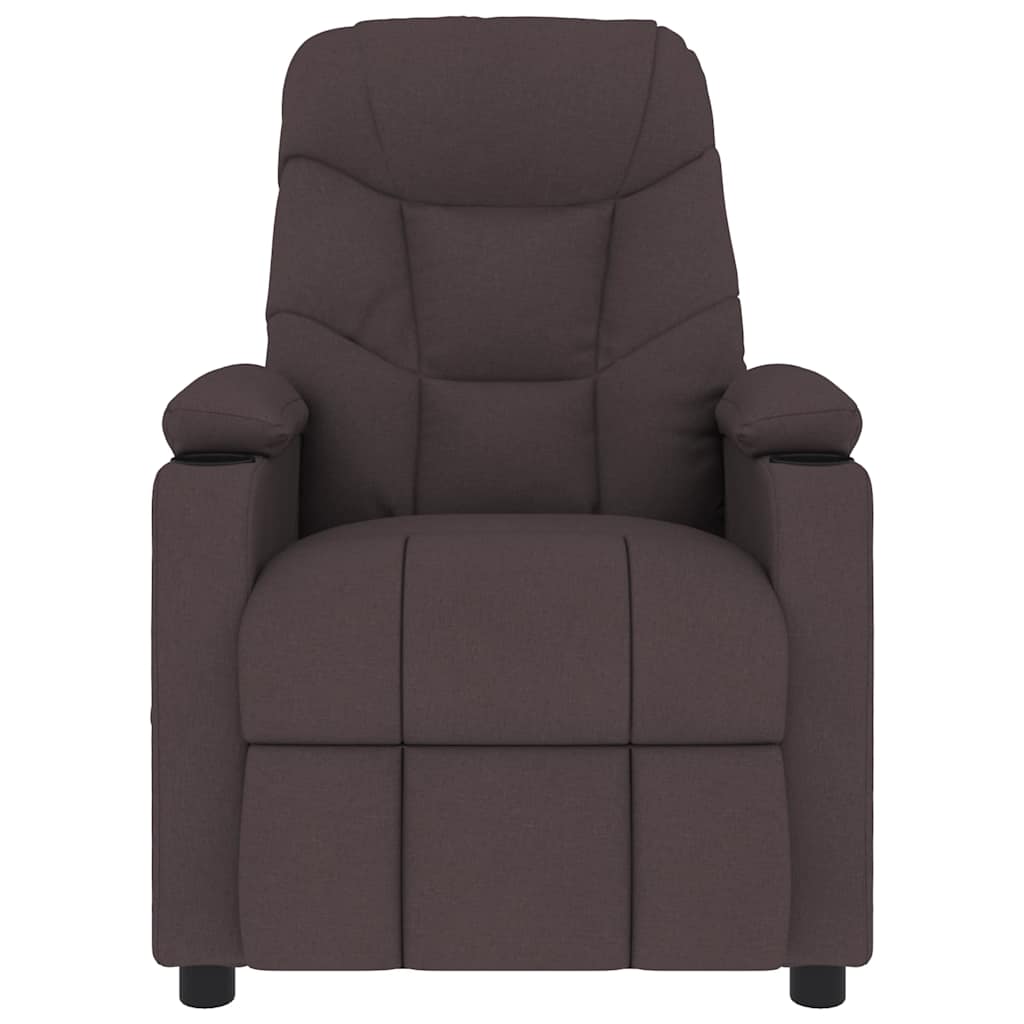 Fauteuil de massage Marron foncé Tissu - XIOS