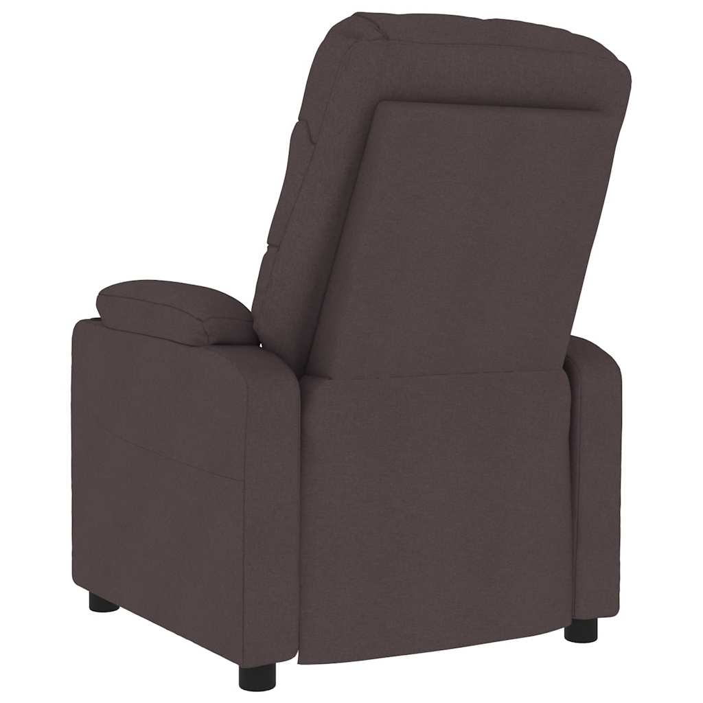 Fauteuil de massage Marron foncé Tissu - XIOS