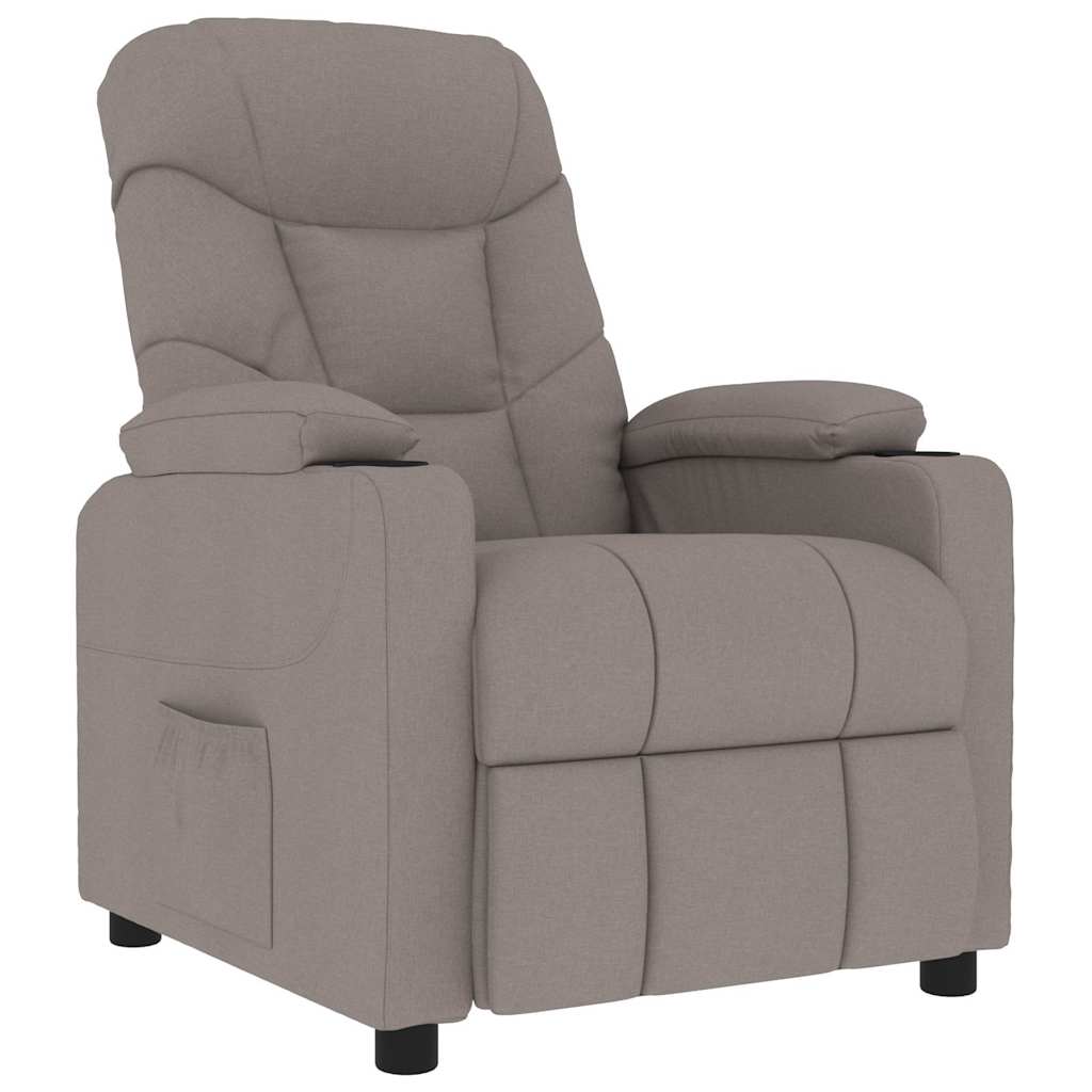 Fauteuil de massage Taupe Tissu - XIOS