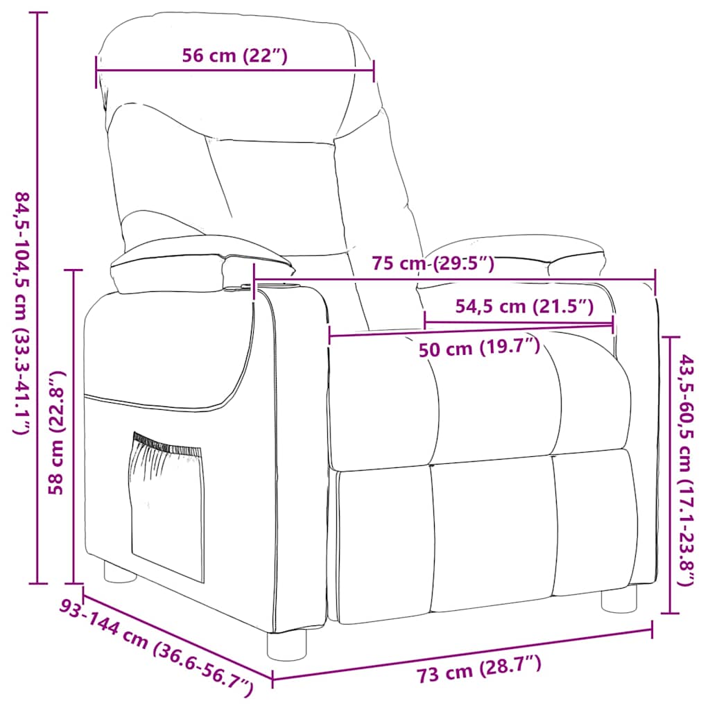 Fauteuil de massage Crème Tissu - XIOS