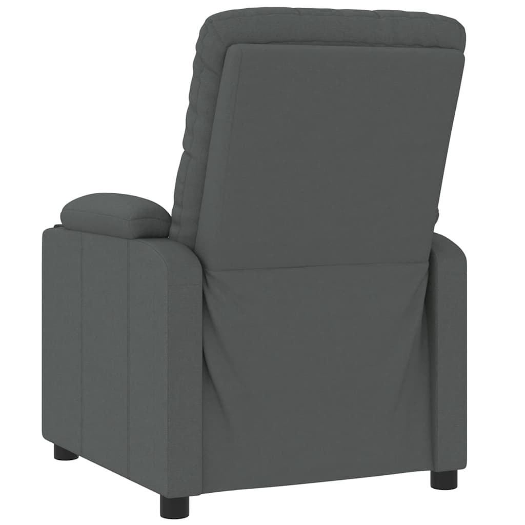 Fauteuil inclinable Gris foncé Tissu - XIOS