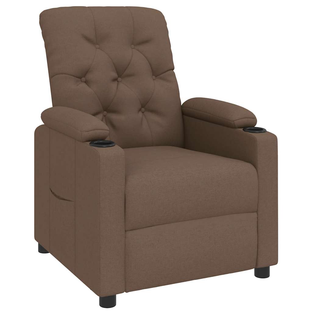 Fauteuil inclinable Marron Tissu - XIOS