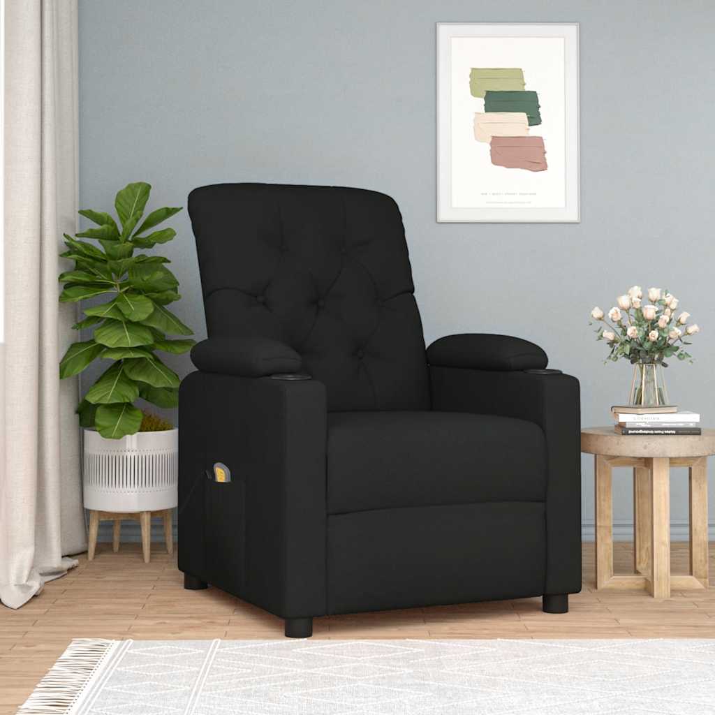 Fauteuil de massage Noir Tissu - XIOS