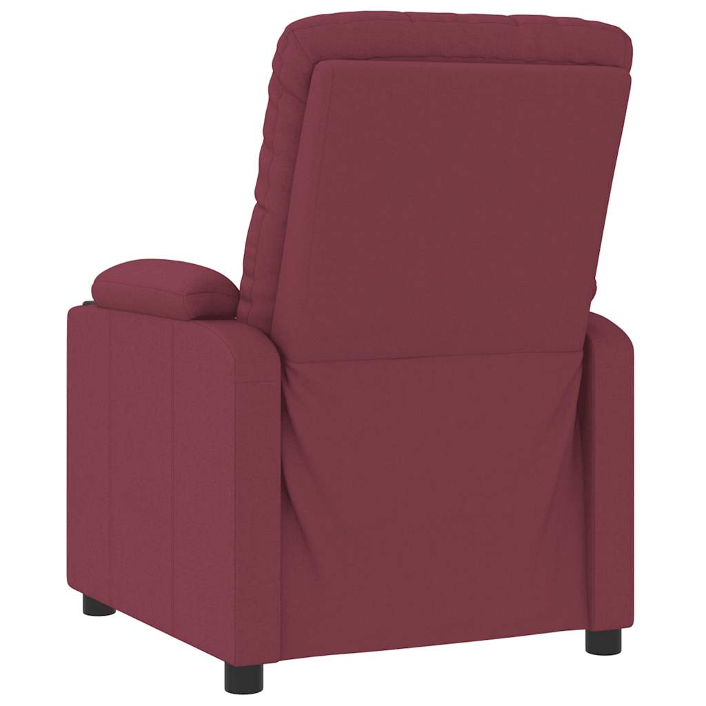Fauteuil de massage Rouge bordeaux Tissu - XIOS