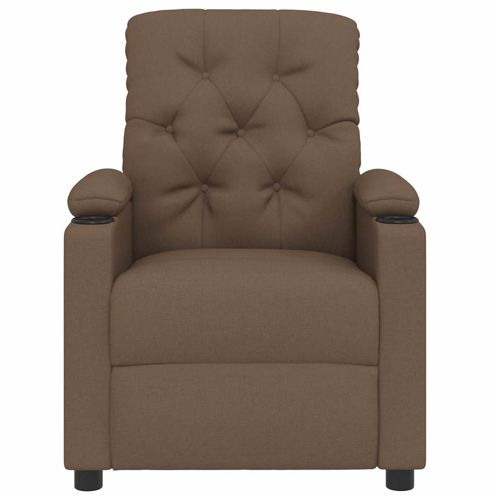 Fauteuil de massage Marron Tissu