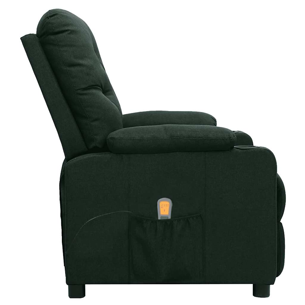 Fauteuil de massage Vert foncé Tissu - XIOS