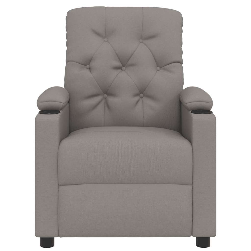 Fauteuil de massage Taupe Tissu