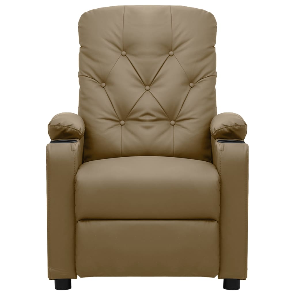 Fauteuil inclinable Cappuccino Similicuir - XIOS