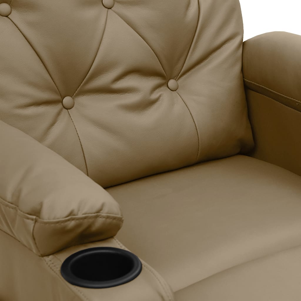 Fauteuil inclinable Cappuccino Similicuir - XIOS
