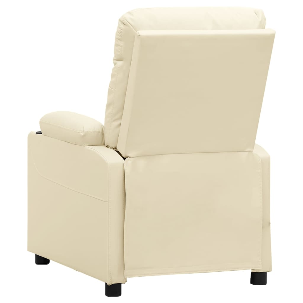 Fauteuil inclinable Crème Similicuir - XIOS