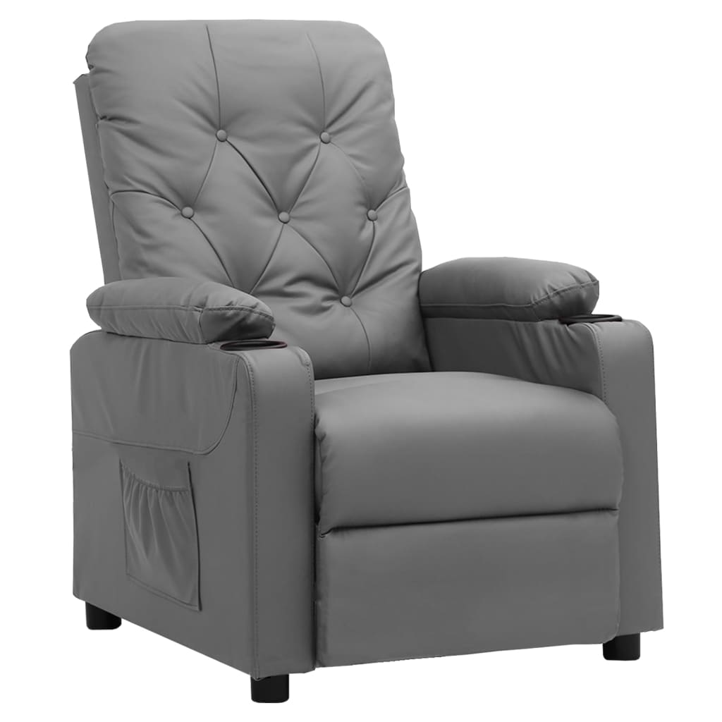 Fauteuil inclinable Gris Similicuir - XIOS