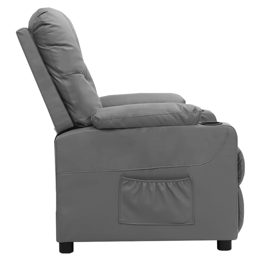 Fauteuil inclinable Gris Similicuir - XIOS