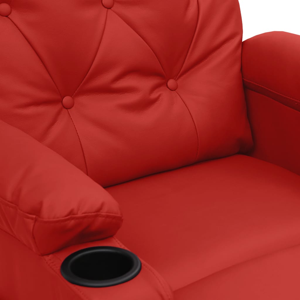 Fauteuil inclinable Rouge bordeaux Similicuir - XIOS