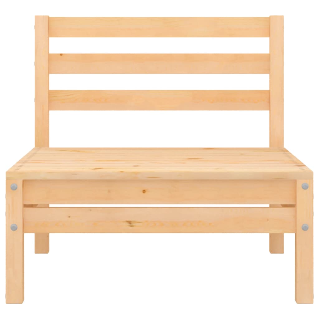 Salon de jardin 8 pcs Bois de pin massif
