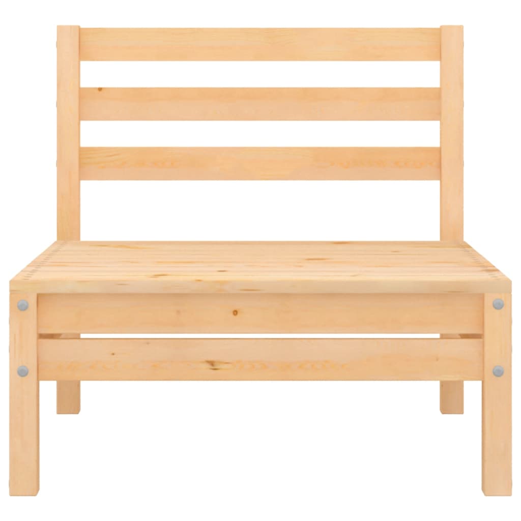Salon de jardin 6 pcs Bois de pin massif