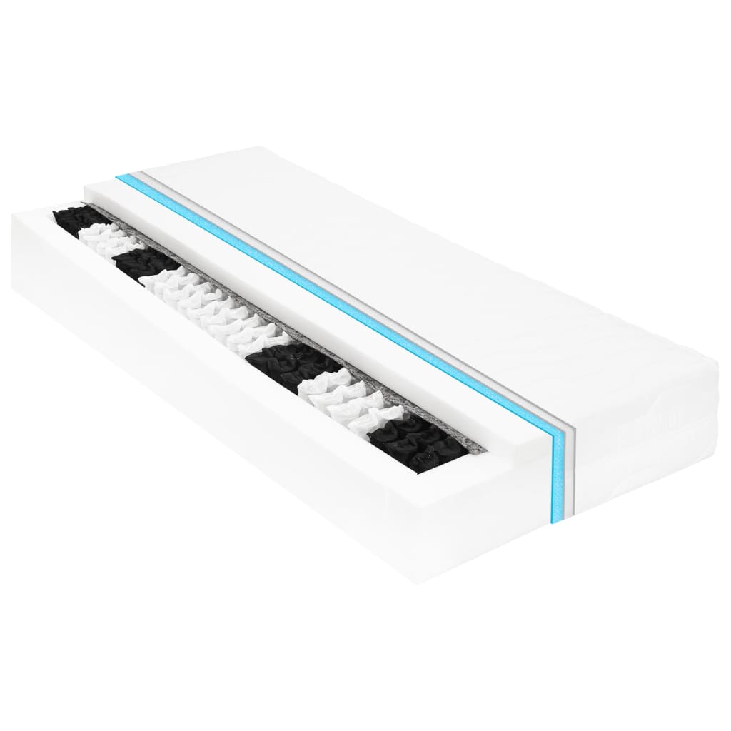 Lit de repos avec matelas 90x200 cm Bois de pin massif - XIOS