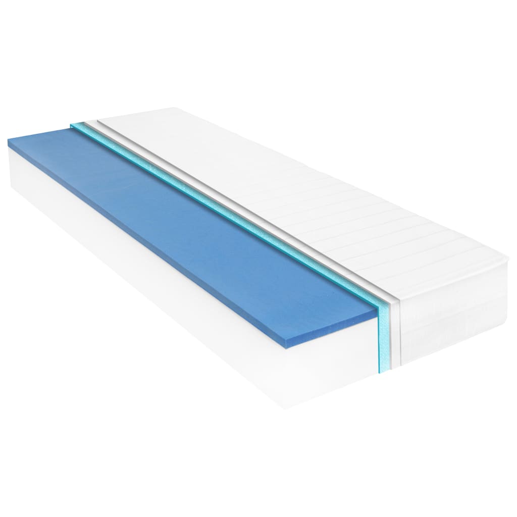 Lit de repos avec matelas 90x200 cm Gris Bois de pin massif - XIOS