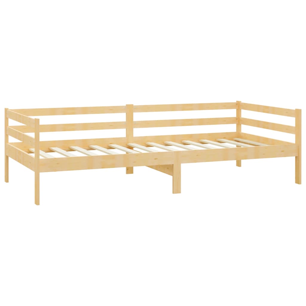 Lit de repos avec matelas 90x200 cm Bois de pin massif - XIOS