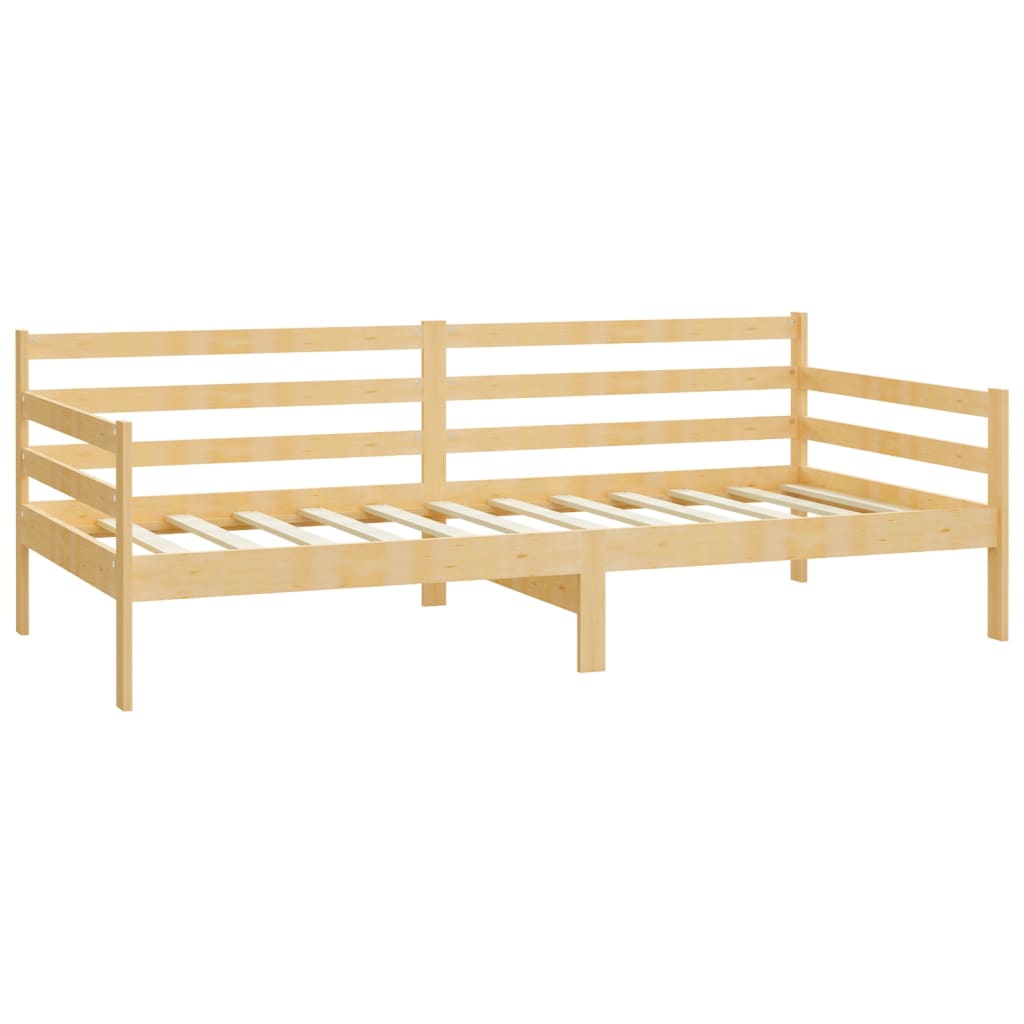 Lit de repos avec matelas 90x200 cm Bois de pin massif - XIOS