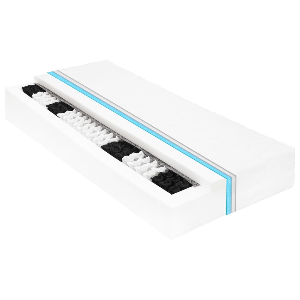 Lit de repos avec matelas 90x200 cm Bois de pin massif - XIOS