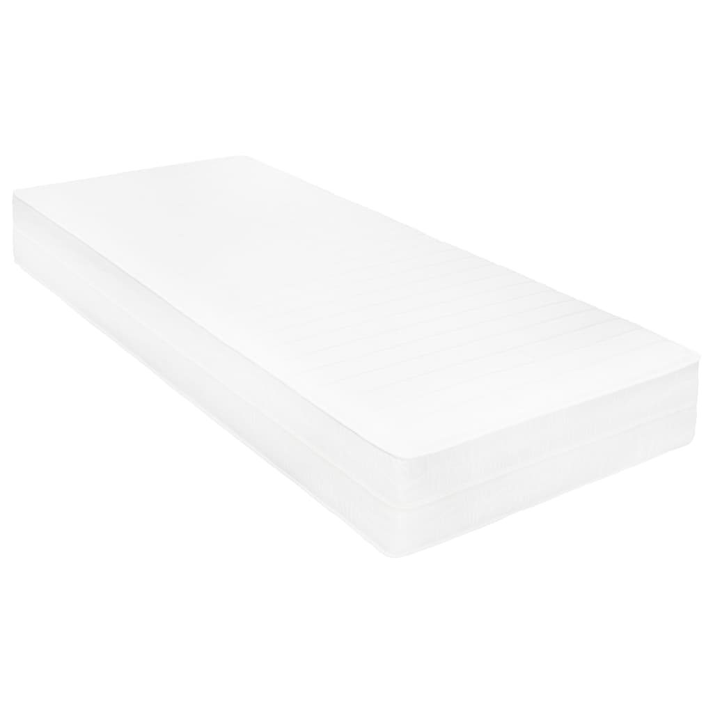 Lit de repos avec matelas 90x200 cm Blanc Bois de pin massif - XIOS